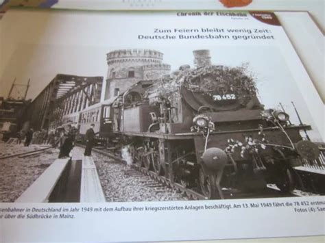 CHRONIK DER EISENBAHN N 3A 1949 Deutsche Bundesbahn gegründet EUR 3 68