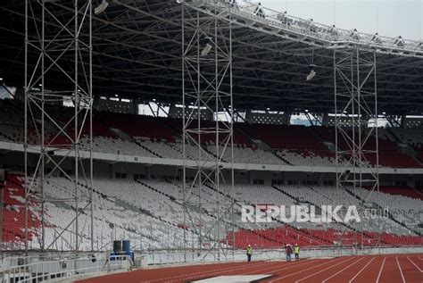 Renovation of GBK main stadium for Asian Games on schedule | Republika ...