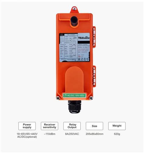 F21-e1b Telecrane 220v Wireless Remote Control/crane Remote Control ...