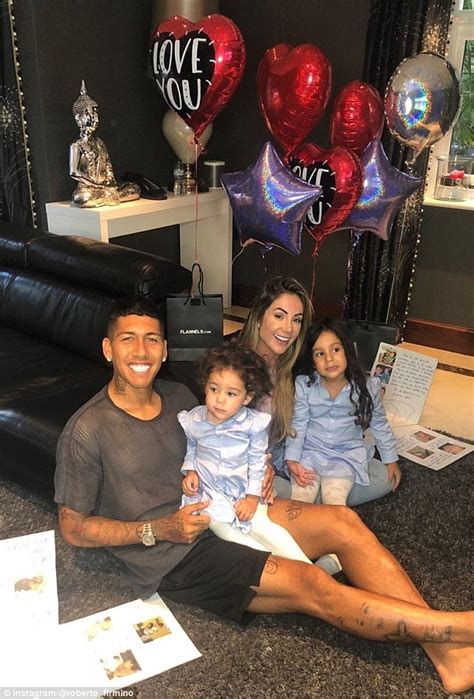 Liverpool Star Roberto Firmino Celebrates Brazilian Fathers Day