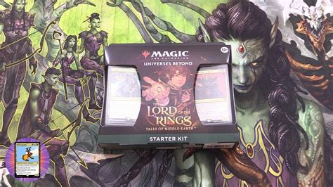 Mtg Lord Of The Rings Starter Kit Unboxed Youtube