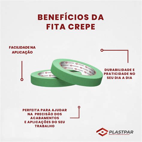 10 Fitas Crepe Automotiva 18mm X 50 Metros Para Acabamento E