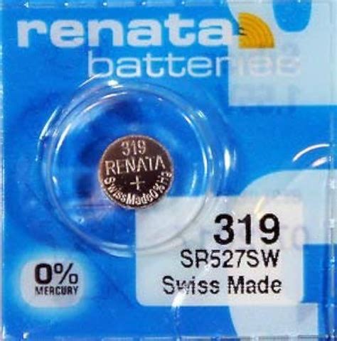 Renata Batteries Sr Sw Button Cell Watch Battery Pack