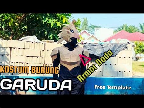 Cara Membuat Kostum Karnaval Burung Garuda Dari Kardus Bekas Bagian