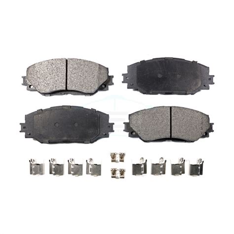 Front Coated Brake Rotor Ceramic Pad Kit For Toyota Corolla Scion Xd