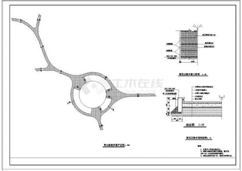 道路景观绿化cad图纸 8道路及高速公路绿化设计图土木在线