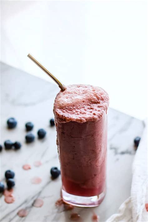 5 ingredient Sparkling Frozen Fruit Smoothie