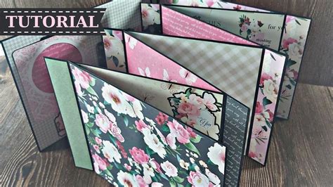 Zig Zag Mini Album Tutorial Quick And Easy Marina Manioti Artofit