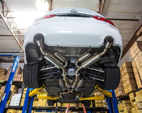 Agency Power Catback Exhaust System Infiniti Q50 3 0t Sport Red Sport