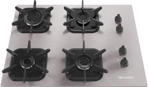 Cooktop Mueller Bocas Alum Nio Queimador Ultra Chama E Grade Em