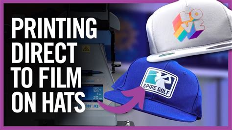 How To Print Direct To Film on Hats & Headwear - YouTube