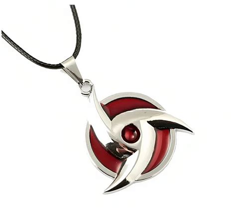 Itachi Uchiha Mangekyou Sharingan Necklace Pendant From Naruto Anime