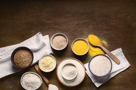 Different Types Of Baking Flour Stock Photo Download Image Now