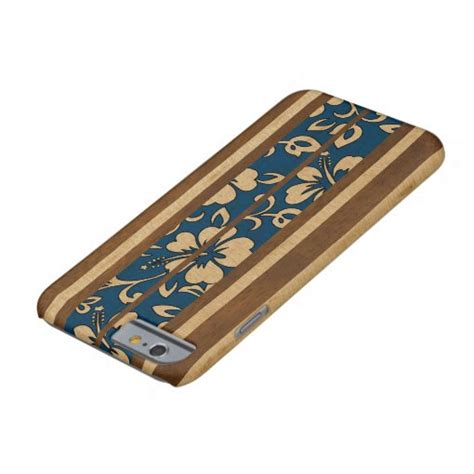 Pupukea Vintage Hawaiian Faux Wood Surfboard Case Mate Iphone Case Zazzle