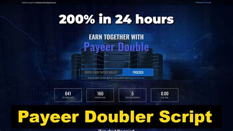 Payeer Doubler Script YouTube