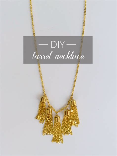 Diy Tassel Necklace Diy Pendant Necklace Diy Jewelry Necklace Chains Jewelry Handmade