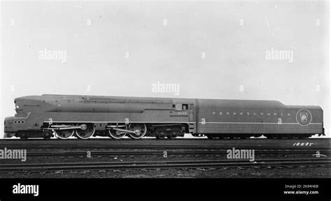 Pennsylvania Railroad, PRR T1 6110. One of two prototypes of locomotive ...