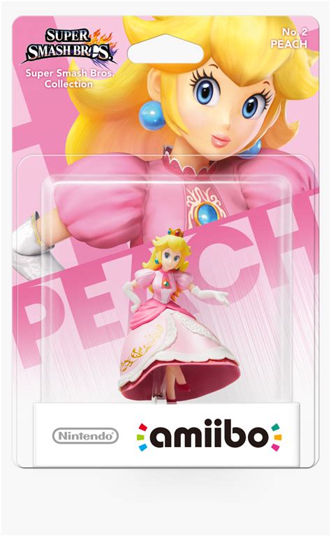 2 Princess Peach - Peach Amiibo, HD Png Download - kindpng