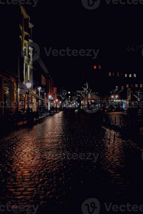 Night Street View Stock Photos, Images and Backgrounds for Free Download