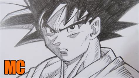 Goku Pencil Sketch at PaintingValley.com | Explore collection of Goku ...