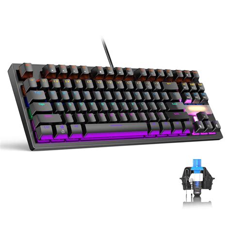 Buy AniviaAnivia Mechanical Gaming Keyboard 87 Keys Small Compact