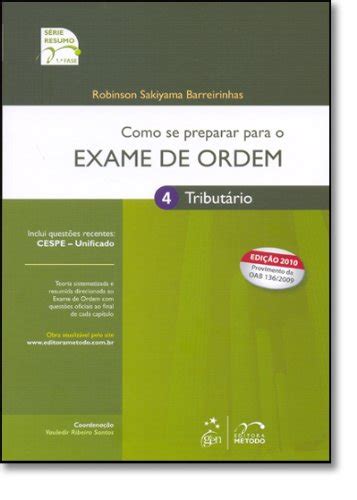 Como Se Preparar Para O Exame De Ordem Fase Tribut Rio S Rie