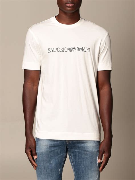 エンポリオアルマーニemporio Armani Tシャツ メンズ ホワイト 1 Tシャツ エンポリオアルマーニ 6h1th2