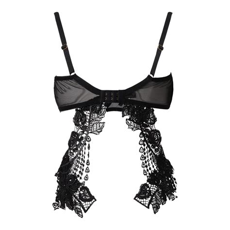 Belle Et Bonbon Black Bisoux Babydoll Belle Et Bonbon Exquisite Handmade Luxury Lingerie