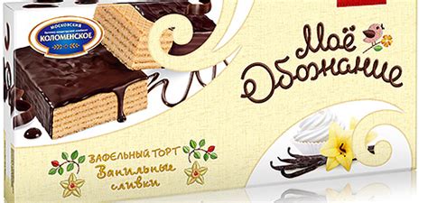 Вафельный торт Коломенское Мое обожание Ванильные сливки | отзывы