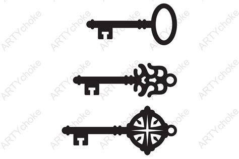 Keys Svg File Ready For Cricut Graphic By Artychokedesign · Creative