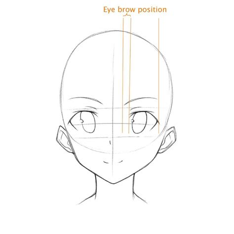 Anime Male Face Front View Tutorial ((c)MANGAACADEMY) | Anime Amino