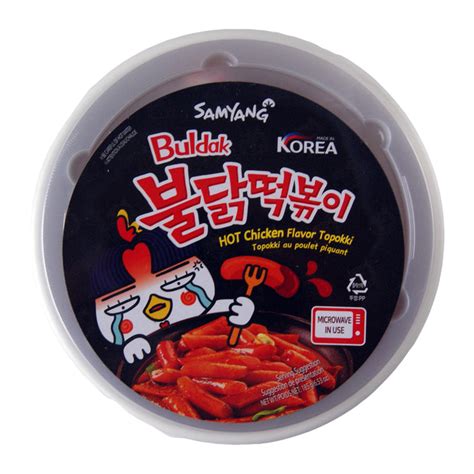 Samyang Buldak Hot Chicken Flavour Topokki Rice Cake 185g