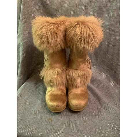 Tecnica Fur Tribal Sherpa Lined Apres Ski Boots Women Gem