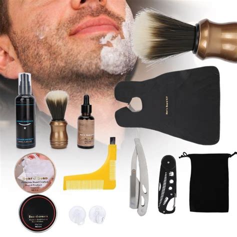 Cr Me Barbe Kit De Soins De Barbe En Bonne Sant Ensemble De Soins