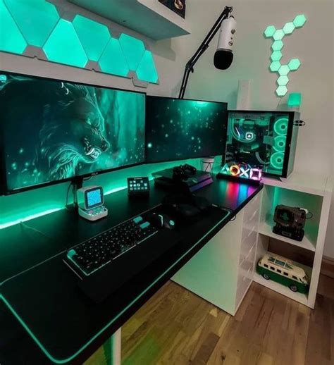 45 Awesome Aesthetic Gaming Setup Ideas Displate Blog Game Room Design Game Room Gaming