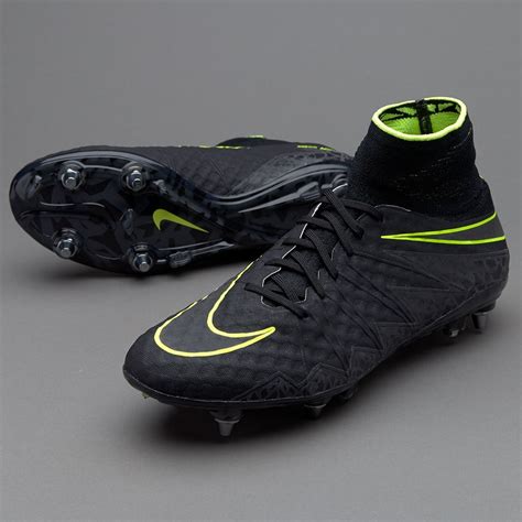 Nike Hypervenom Phantom II SG - Mens Soccer Cleats - Soft Ground - Black/Volt | Pro:Direct Soccer