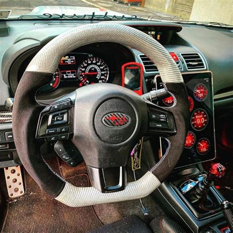 Silver Carbon Fiber Steering Wheel Alcantara Or Leather The Mod Garage