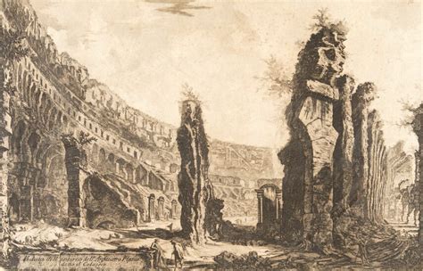 Veduta Dell Interno Dell Anfiteatro Flavio Detto Il Colosseo