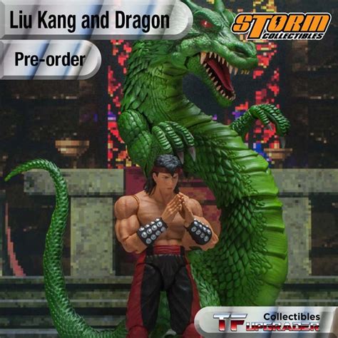 Pre Order Storm Collectibles Mortal Kombat Liu Kang And Dragon