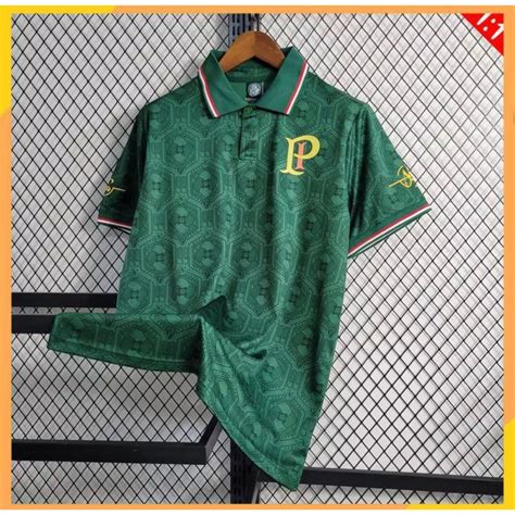 Camisa Do Palmeiras Especial Abel Ferreira Polo Verde 2022 2023