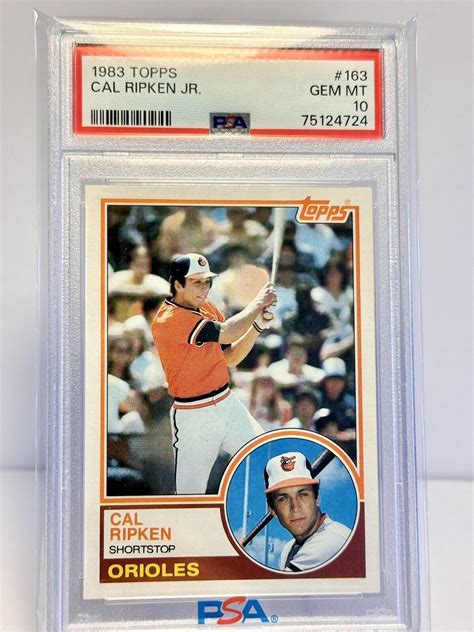 Topps Cal Ripken Jr Psa Pop Ebay