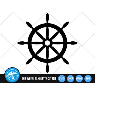 Ship Wheel Svg Files Nautical Ship Wheel Svg Cut Files S Inspire Uplift