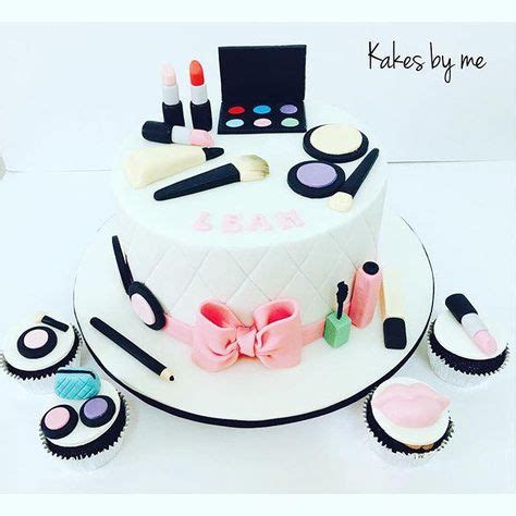 Makeup Cakes Ideas Make Up Cake Cupcake Cakes Girl Cakes