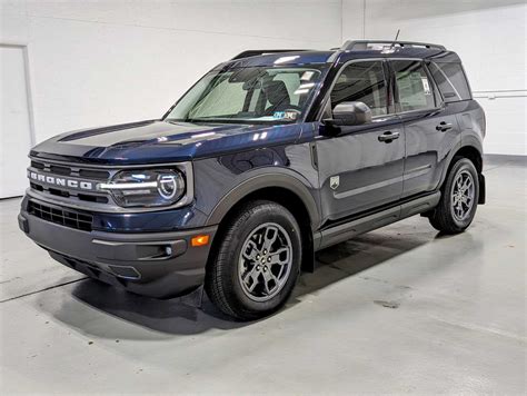 Pre-Owned 2021 Ford Bronco Sport Big Bend in Alto Blue Metallic Tinted ...