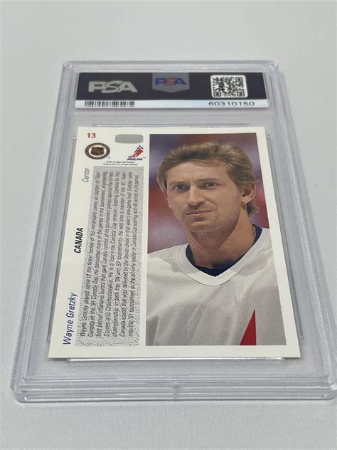 1991 Oberdeck Wayne Gretzky Psa 10 Canada Cup 13 Kings Hof Ebay