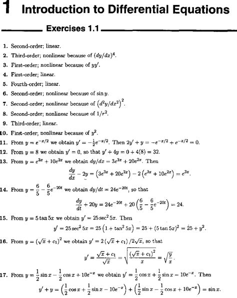 Differential Equations By Zill 3rd Edition Book