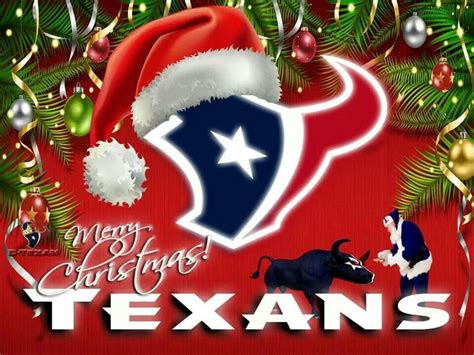 Merry Christmas Houston Texans Football Houston Texans Football Logo