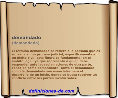 O Que Significa Demandado - Significado de «demandado (demandada)»