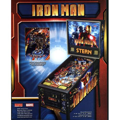 Iron Man Pinball Machine Elite Home Gamerooms Order Now