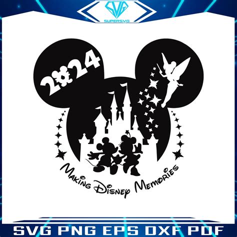 Mickey Minnie Making Disney Memories 2024 SVG